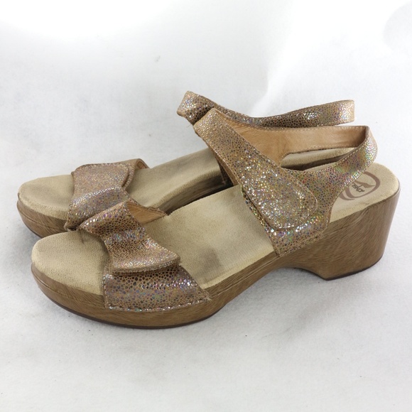 Dansko 'Sonnet' Carnivale Leather Sandal Sz 41 EUR 10.5-11 US - Picture 5 of 8